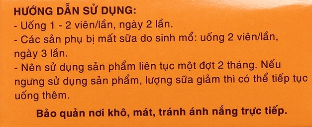 Cách dùng Mekolactagil