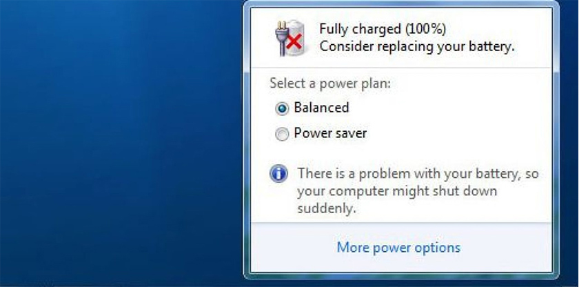 Dấu hiệu cần reset pin laptop