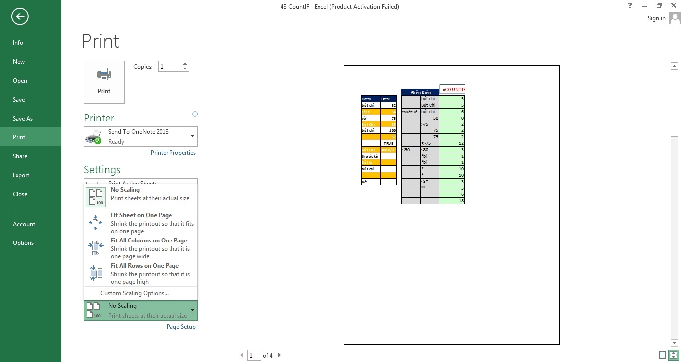 Hướng Dẫn In File Excel Chi Tiết Cho Người Mới Bắt Đầu Tỉ lệ