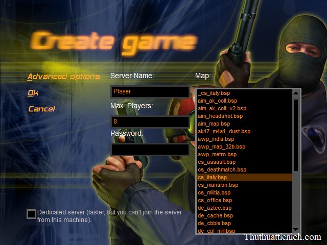 Chơi Counter-Strike 1.3 qua mạng LAN