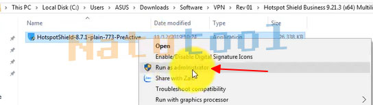 Cài đặt Hotspot Shield Full Crack