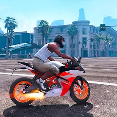 Giao diện tùy chỉnh xe trong Real Moto Driving Racing World MOD APK