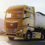 Cảnh lái xe trong Truckers of Europe 3