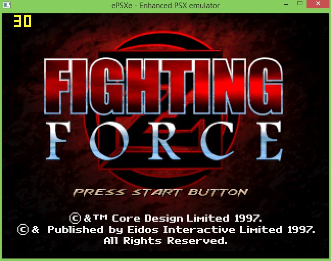 Màn hình chọn nhân vật trong game Fighting Force