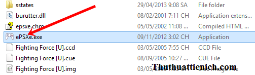 Giao diện phần mềm giả lập ePSXe