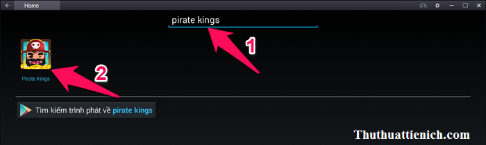 Tìm kiếm Pirate Kings trên BlueStacks