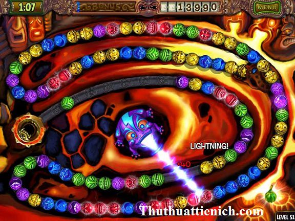 Tải game bắn bi Zuma's Revenge