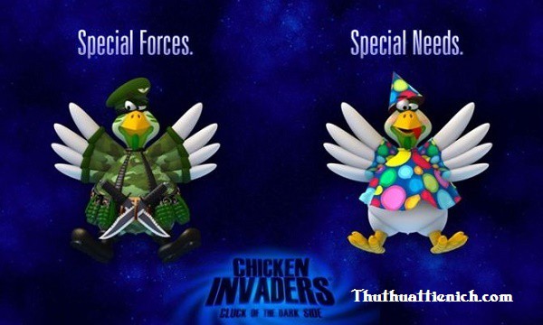 Màn hình chơi game Chicken Invaders 5