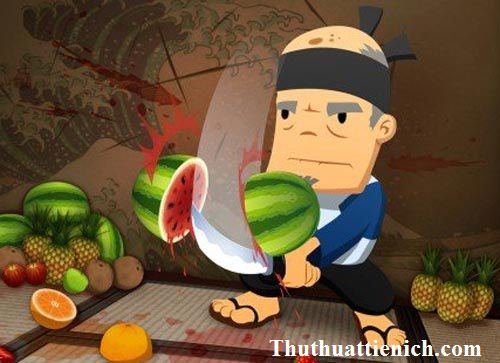Trải nghiệm game chém hoa quả Fruit Ninja HD offline trên máy tính