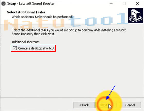 Bắt đầu cài đặt Sound Booster
