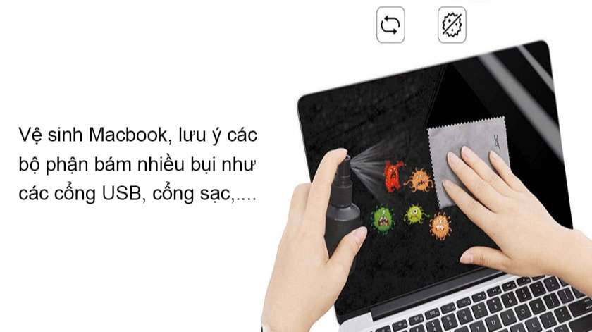 Vệ sinh MacBook