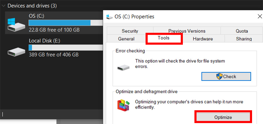 Chống phân mảnh ổ đĩa