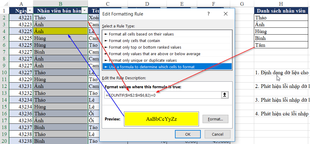 Phân Tích Dữ Liệu Excel Trước Khi Lập Báo Cáo