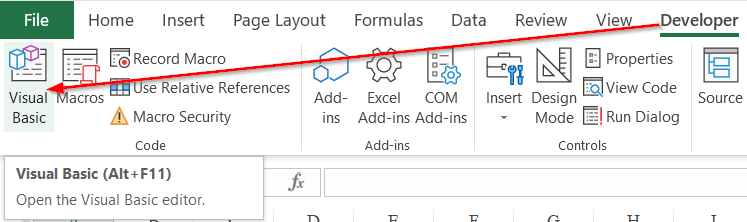 Vị trí Visual Basic