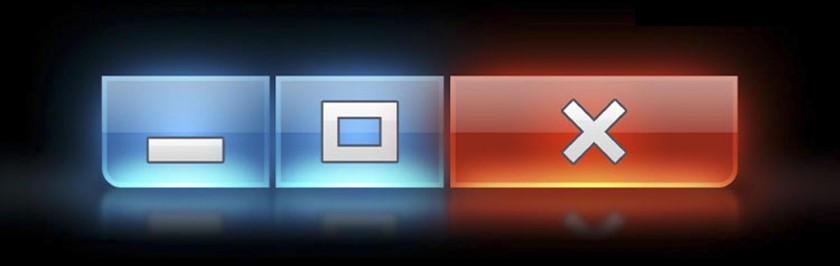 Các nút trên cửa sổ ứng dụng