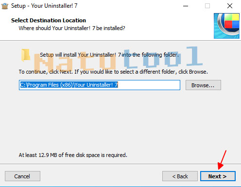 Cửa sổ cài đặt Your Uninstaller
