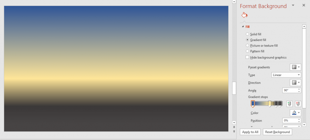 Thêm ảnh nền cho PowerPoint