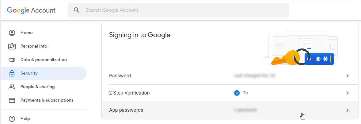 Mật khẩu ứng dụng
