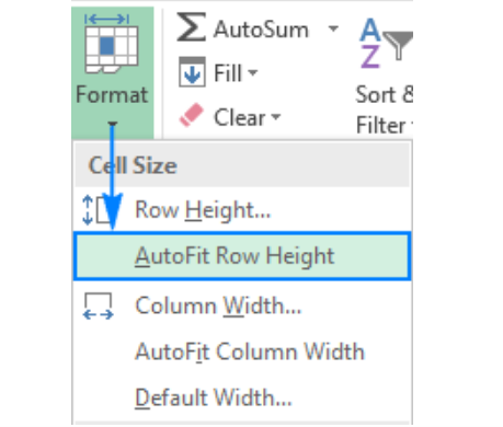 Tự động thay đổi chiều cao hàng