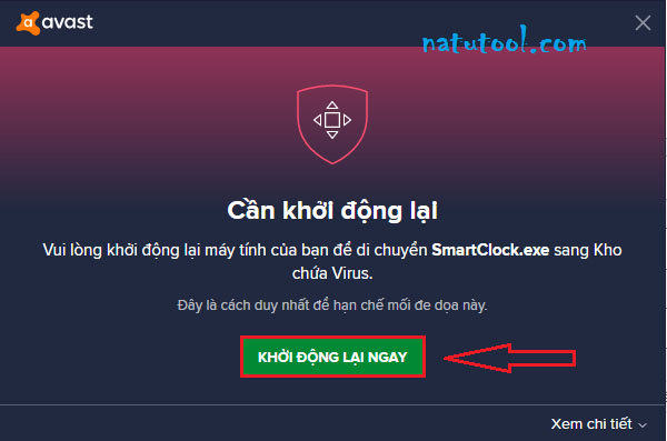 Giao diện Avast sau khi cài đặt