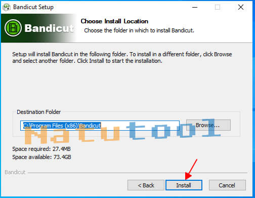 Chọn vị trí cài đặt
