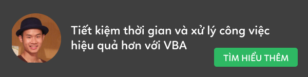 Promotional banner for the VBA 101 course illustrating Excel automation concepts