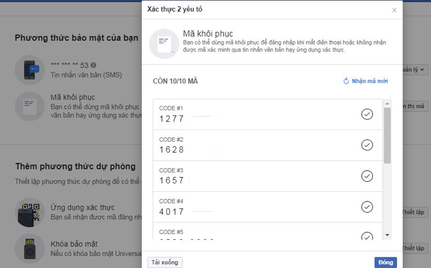 Mã Phê Duyệt đăng nhập của bạn