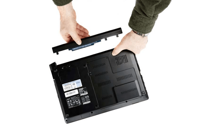 Lỗi pin rút sạc thì cúp nguồn