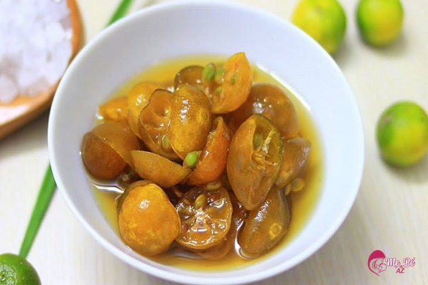 Quất hấp đường phèn