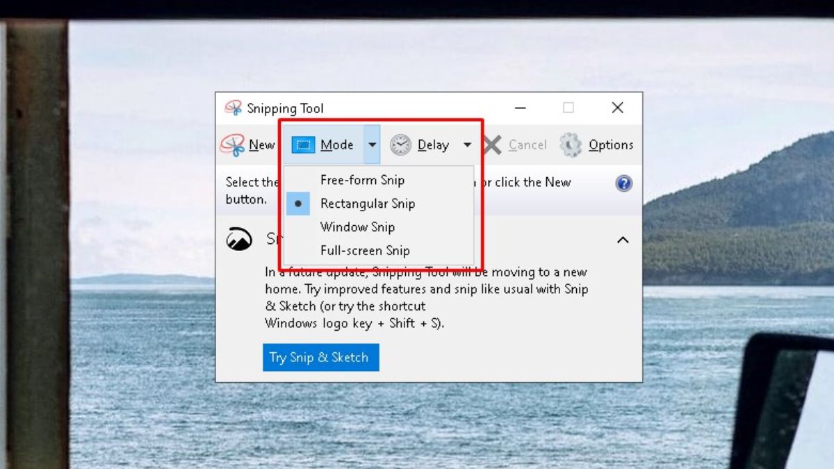 Chọn chế độ chụp