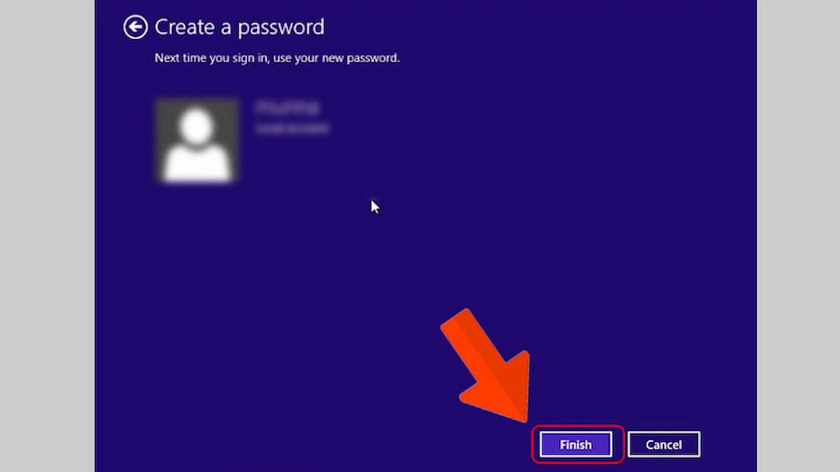 Hoàn tất Windows 8