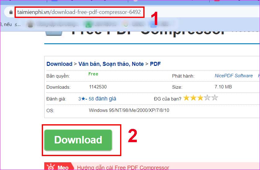 Cách Nén File PDF Nhanh Chóng và Hiệu Quả Tải Free PDF Compressor