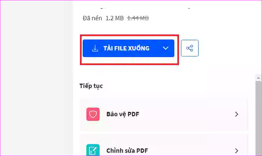 Cách Nén File PDF Nhanh Chóng và Hiệu Quả Tải file PDF đã nén từ Smallpdf