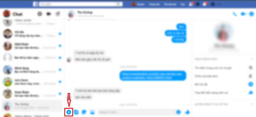 Cách gửi tin nhắn thoại trên Messenger máy tính