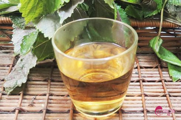 Hạ sốt cho trẻ sơ sinh bằng lá tía tô