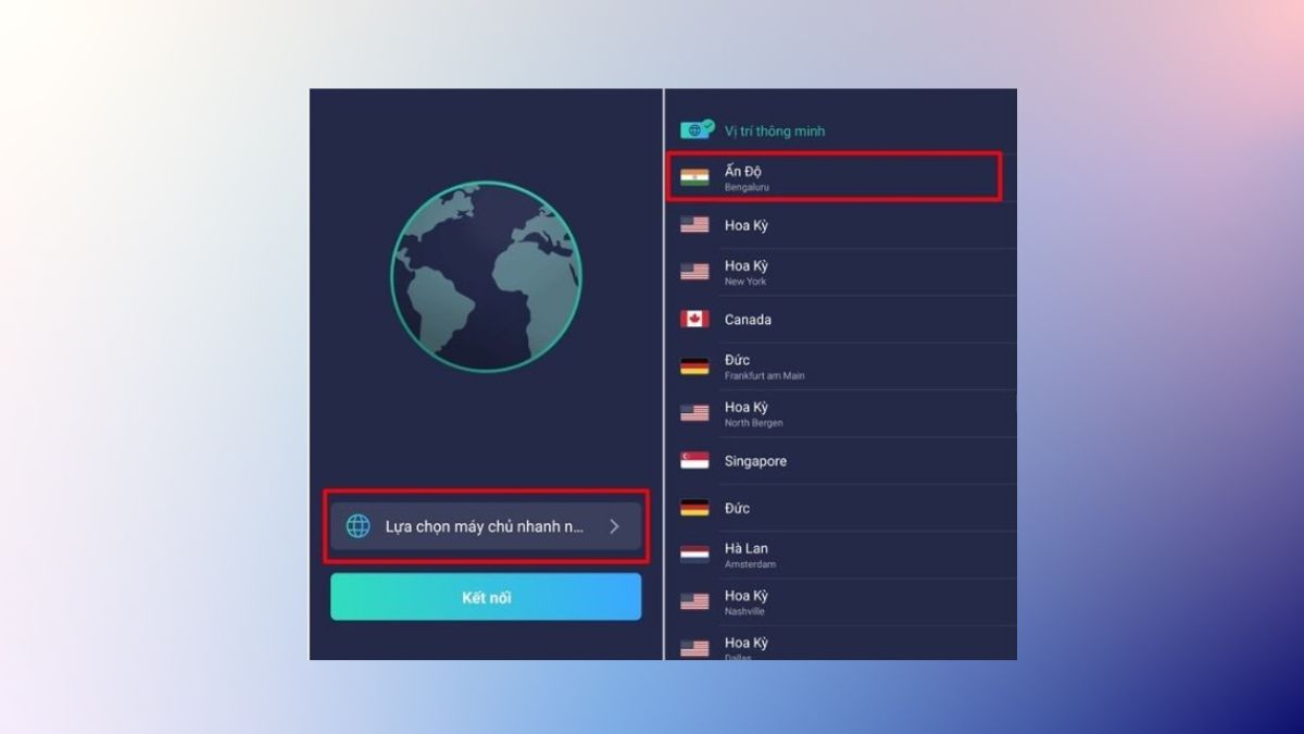 Fake VPN để khóa Facebook