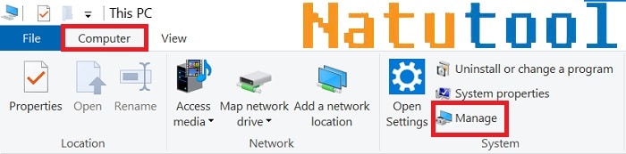 alt text: Mở cửa sổ Computer Management