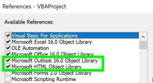 Kích hoạt thư viện trong VBA Editor