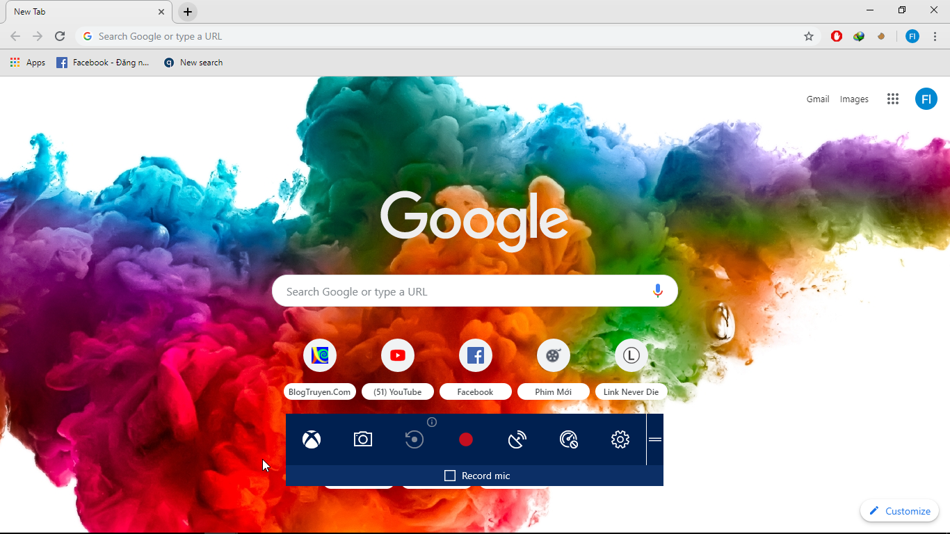 Bắt đầu quay màn hình trên Windows 10