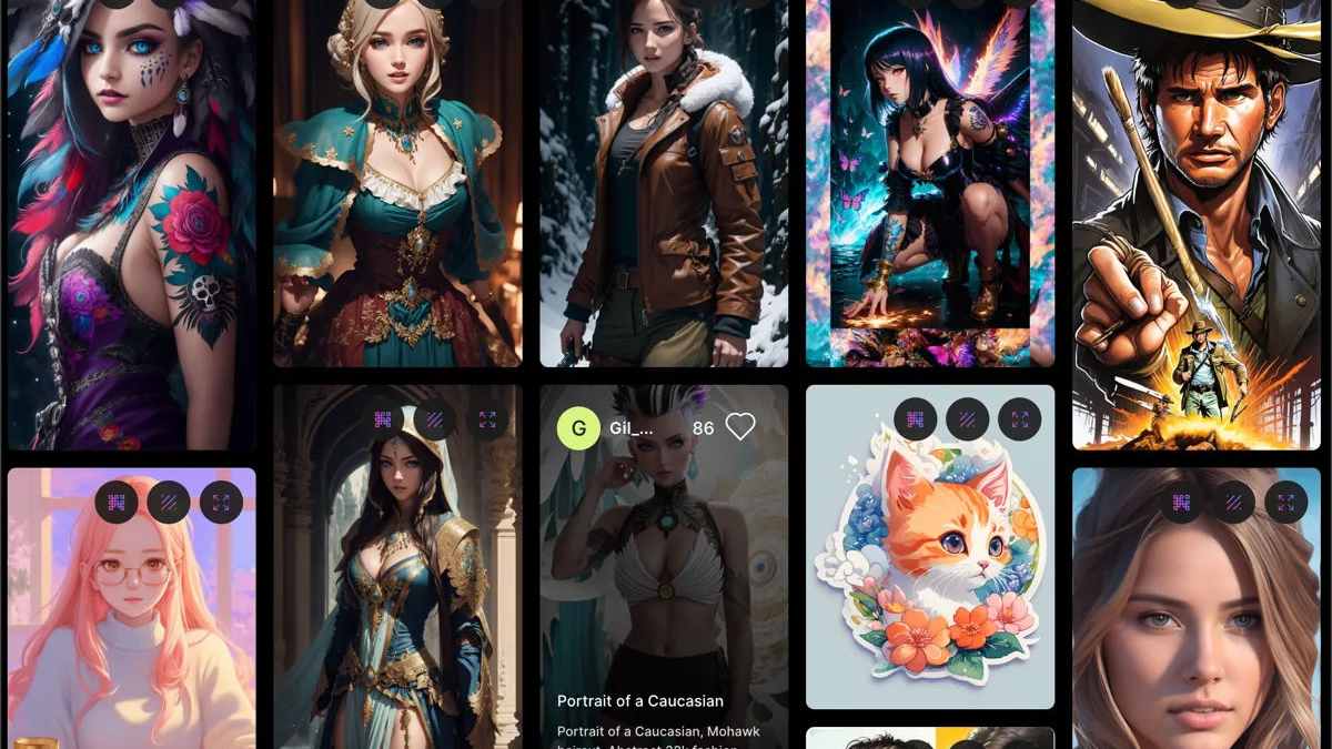 Tùy chỉnh cài đặt tranh AI