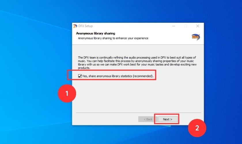 Sử dụng phần mềm DFX Audio Enhancer