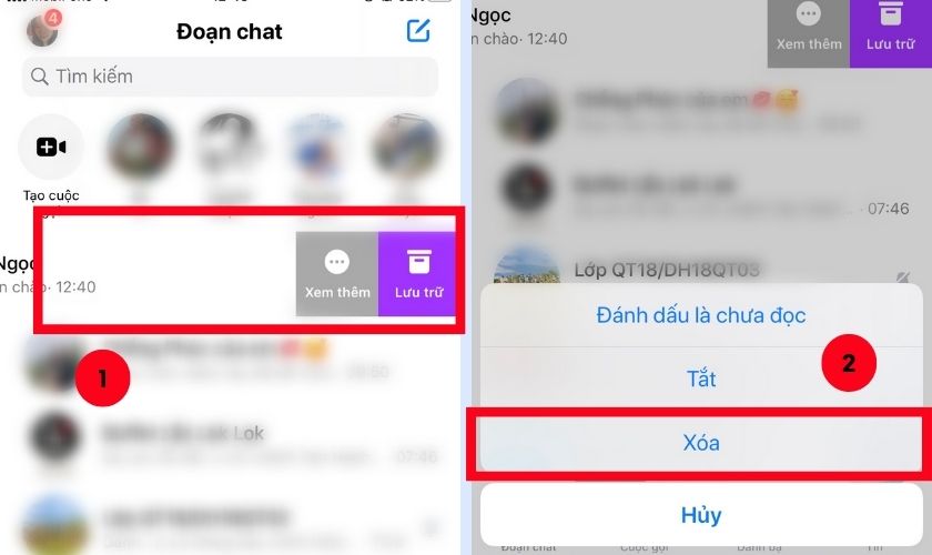 Hướng Dẫn Tạo Nhóm Chat trên Messenger Chi Tiết Nhất 2023 Xóa nhóm chat trên điện thoại