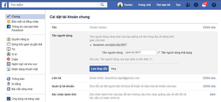 Tên người dùng Facebook là gì và cách tạo tên người dùng Facebook đơn giản