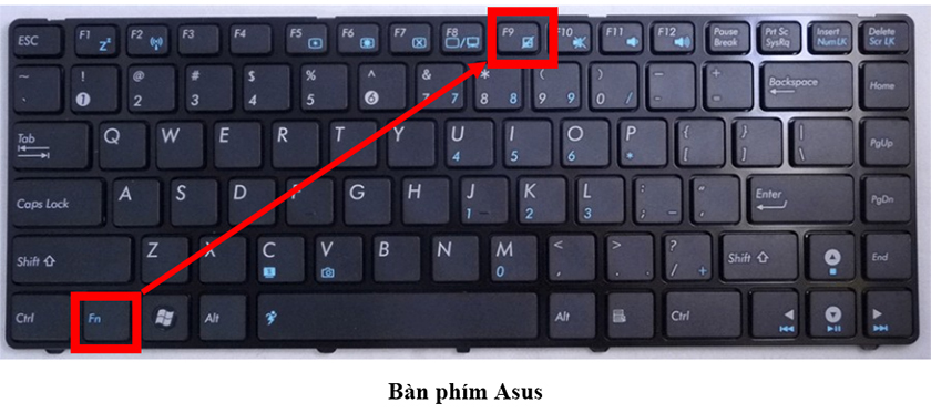 Phím tắt tắt touchpad