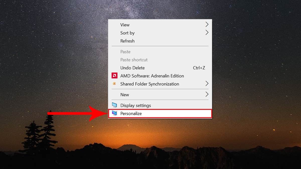 Thay đổi hình nền Windows 10