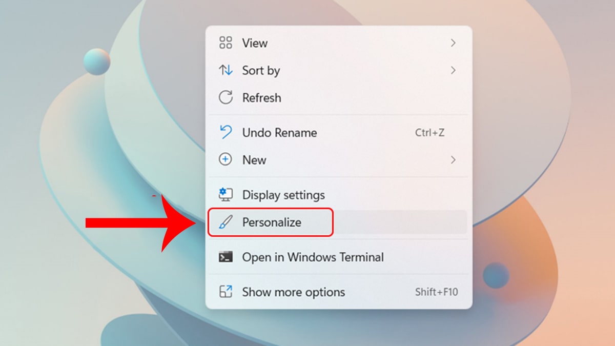 Thay đổi hình nền Windows 11
