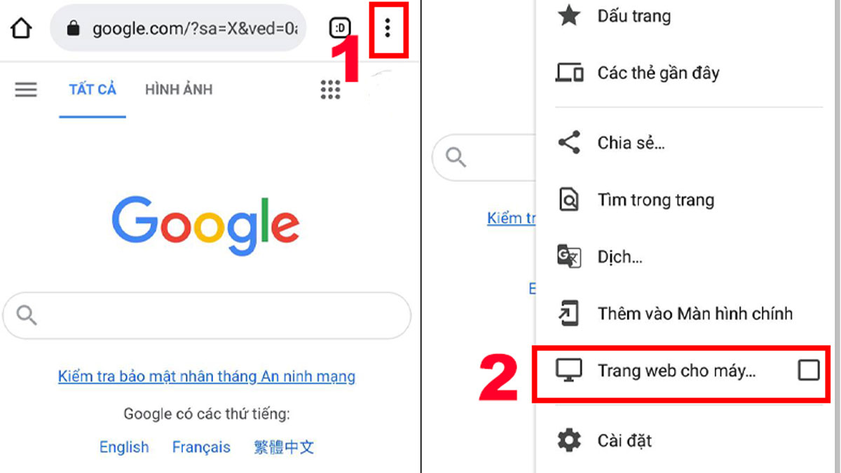 Truy cập trang cá nhân Facebook trên điện thoại Android