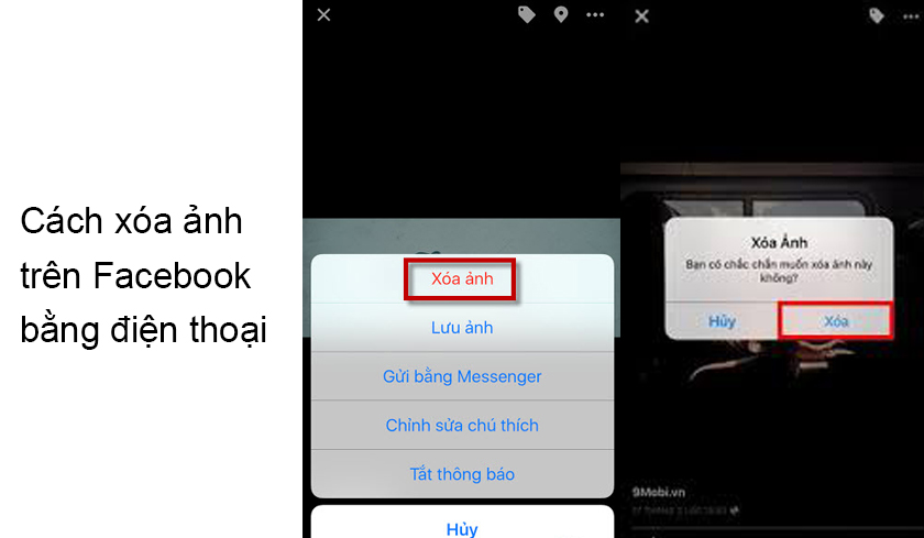 Xóa ảnh trên điện thoại