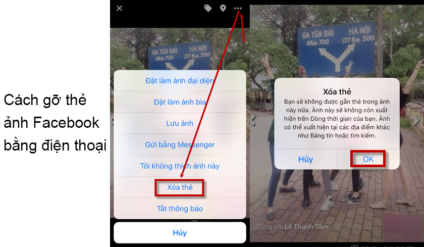 Gỡ thẻ trên điện thoại