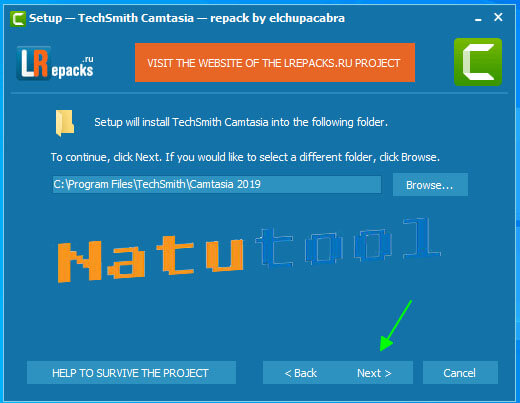 Tiếp tục cài đặt Camtasia 9 cho Windows 10